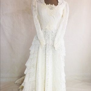 50 Vintage Lace Wedding Gown